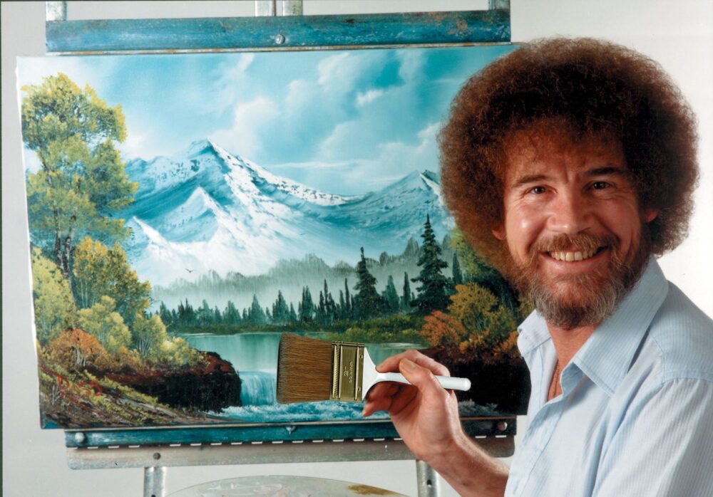 Bob Ross painting auction